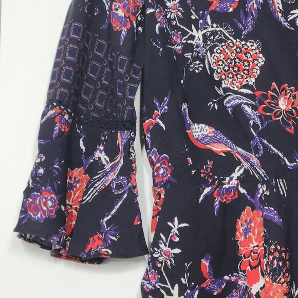 Anthropology Maeve Espoir Floral Jumpsuit Women's Size 2 - Picture 5 of 12